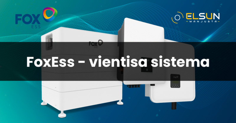FoxESS hibridinė sistema: inverteriai ir baterija vientisai saulės elektrinei – Elsun