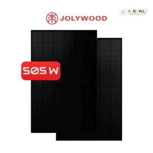 Jolywood N-type JW-HD108N-R2 505W B (full black, dvipusiai) saulės moduliai